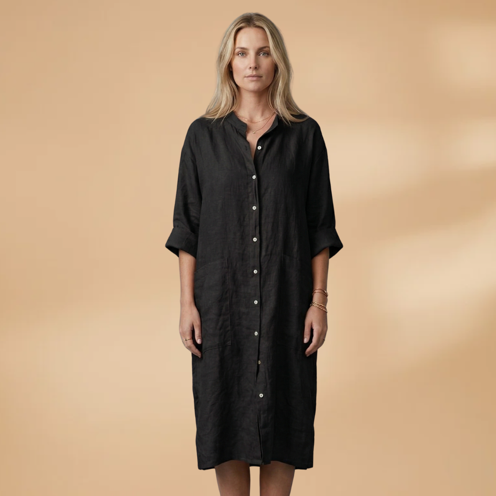 Dress Short Sleeves and Loose Fit for Women