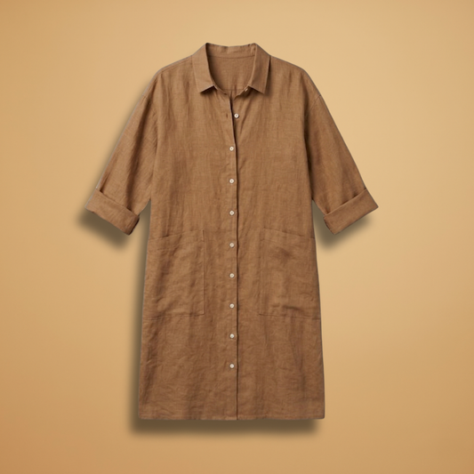 Dress Short Sleeves and Loose Fit for Women