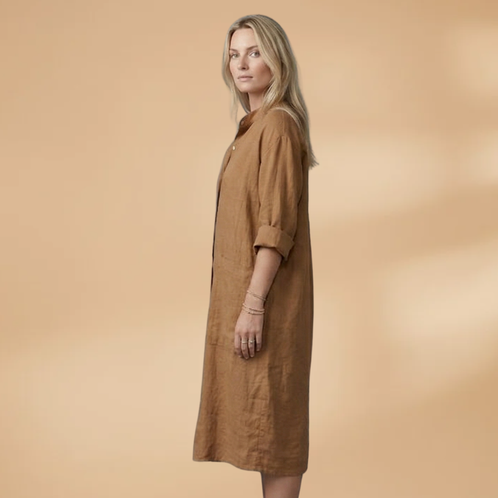 Dress Short Sleeves and Loose Fit for Women