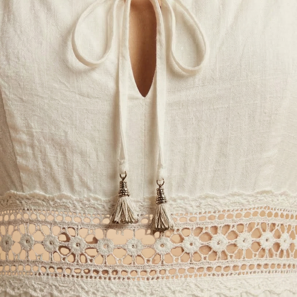 Dress with Spaghetti Straps and Ankle-Length Hem for Women