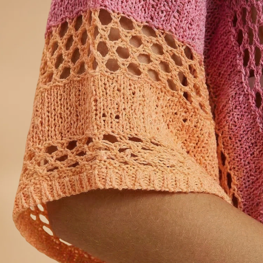 Kaftan V-Neckline and Short Sleeves for Women