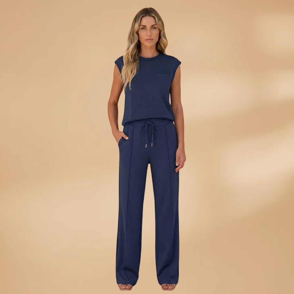 Summer Lounge Co-Ord Relaxed Fit and Elasticated Waistband for Women