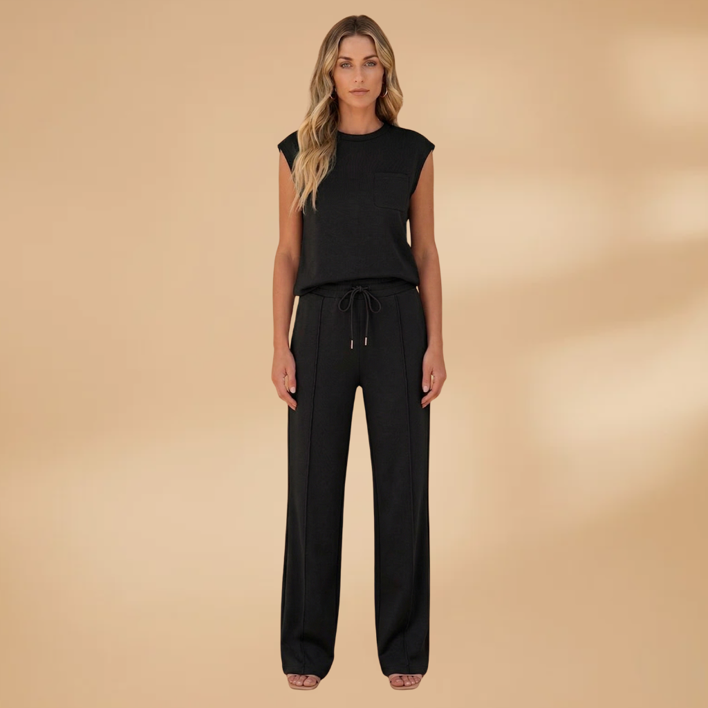 Summer Lounge Co-Ord Relaxed Fit and Elasticated Waistband for Women