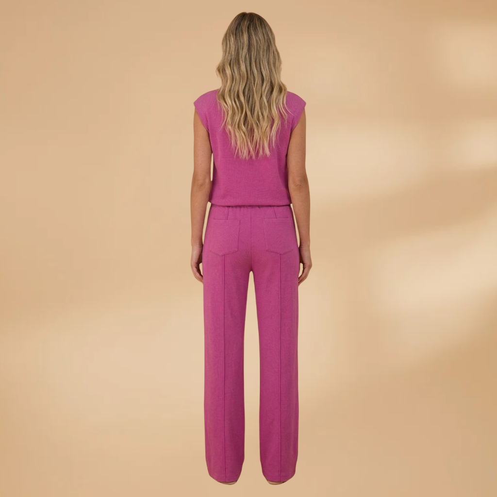 Summer Lounge Co-Ord Relaxed Fit and Elasticated Waistband for Women