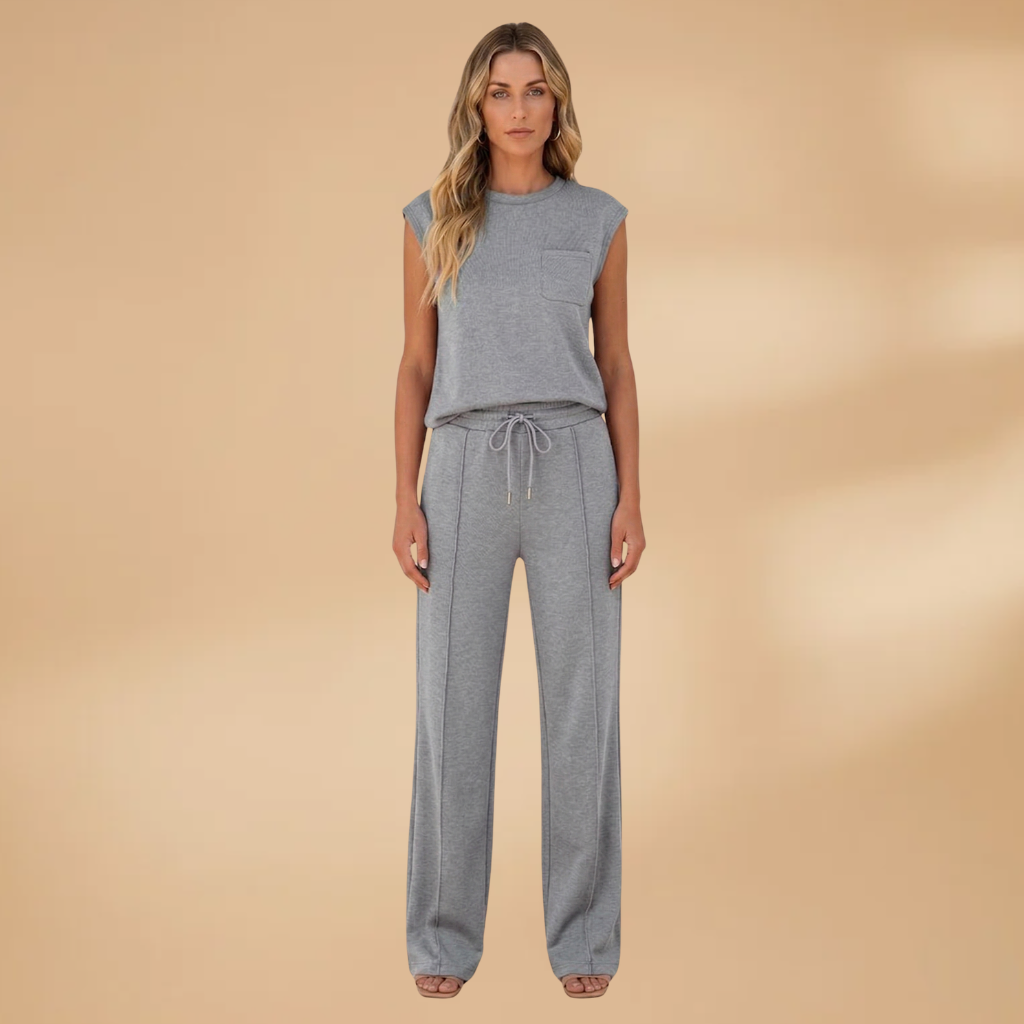 Summer Lounge Co-Ord Relaxed Fit and Elasticated Waistband for Women