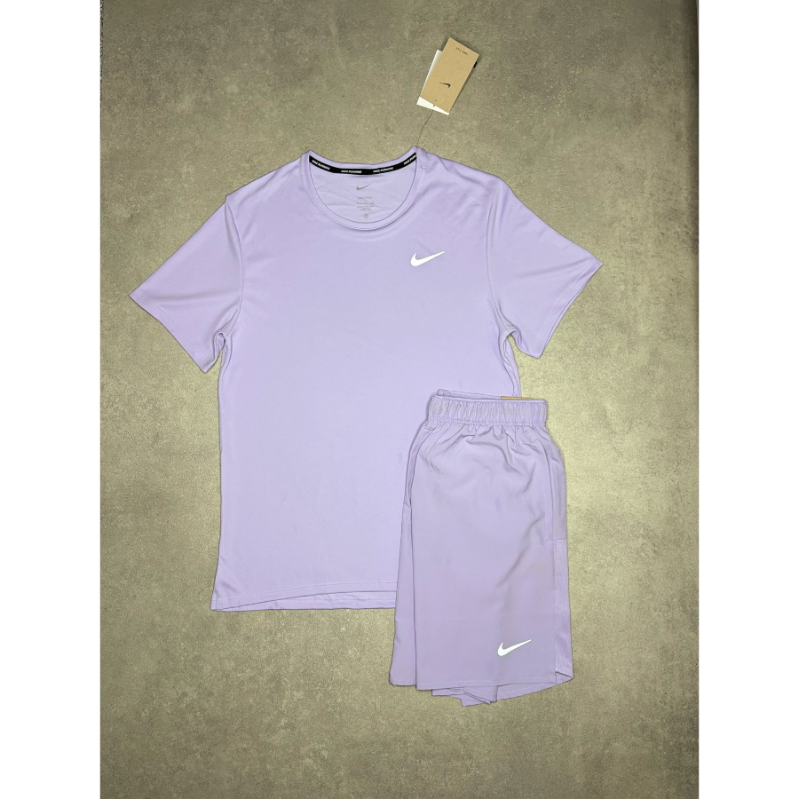 Nike UV Miler Short Set - Hydrangea