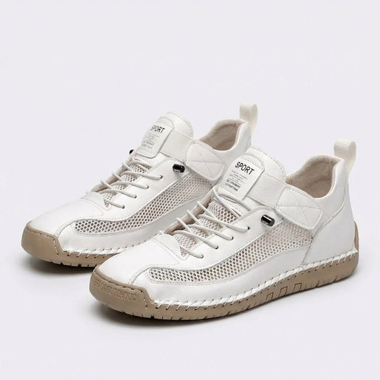 Shoes For Women | Lace-Up Mesh and Leather