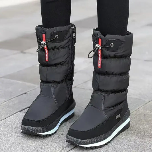 Snow Boots For Women | Insulated Waterproof Winter Pull-On