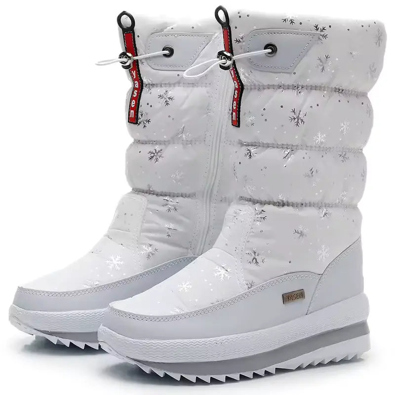 Snow Boots For Women | Insulated Waterproof Winter Pull-On